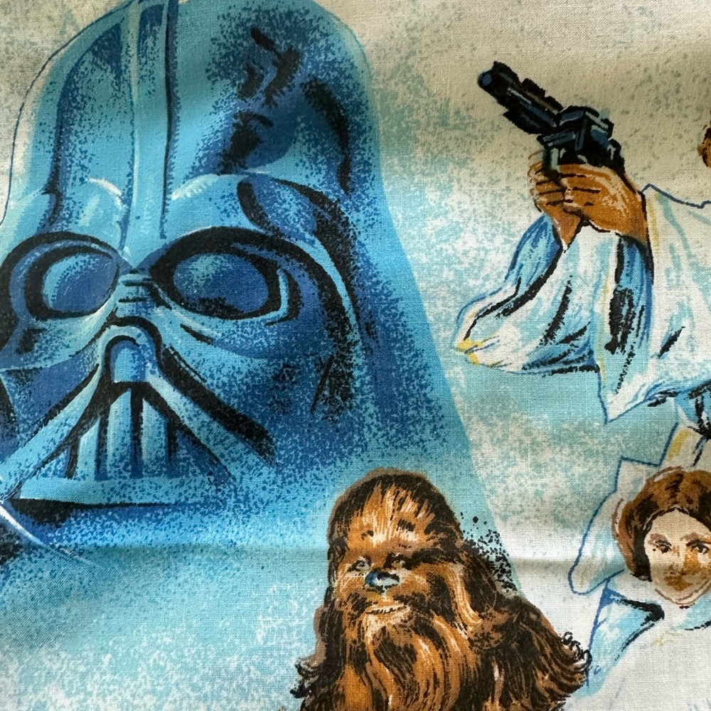Vintage Star Wars Twin sheet set, fitted, flat and pillow case